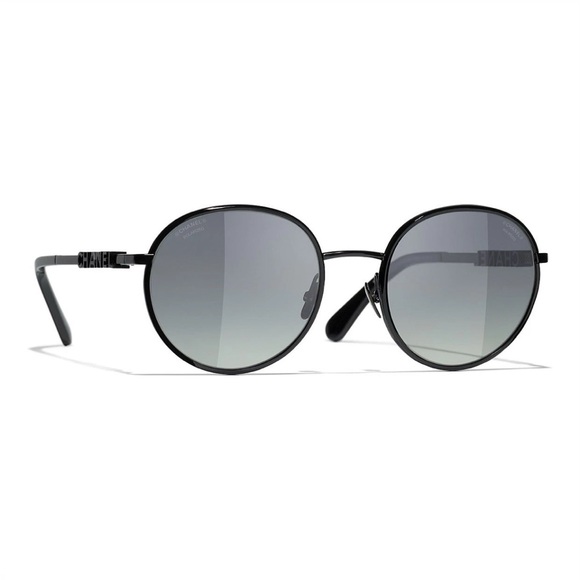 CHANEL CH4282 Women’s Polarised Gradient Round Sunglasses - Picture 1 of 3